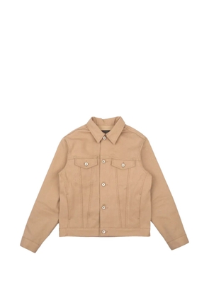Naked and Famous Selvedge Slacks patch pocket denim jacket - Neutrals