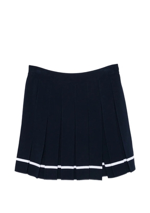Iceberg pleated striped mini skirt - Blue