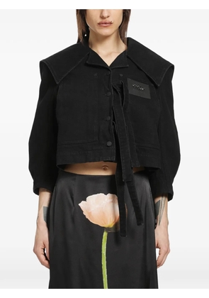 Simone Rocha cropped jacket - Black