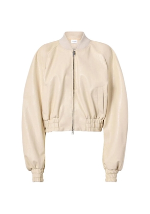 THE ANDAMANE zip bomber jacket - Neutrals