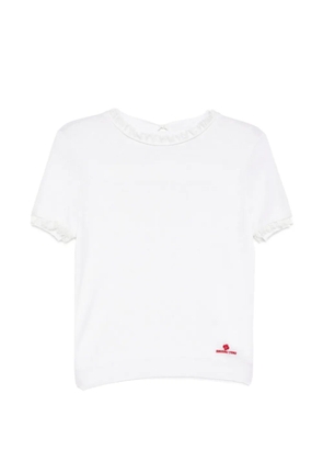 SHUSHU/TONG mock-neck knitted top - Neutrals