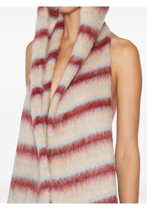 Marni striped hat - Neutrals