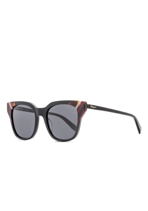 Ferragamo Eyewear square-frame sunglasses - Black