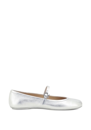 Gianvito Rossi Carla ballet flats - Silver