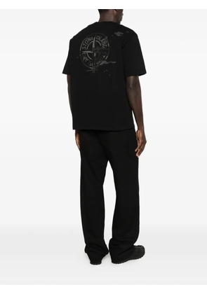 Stone Island logo-detail T-shirt - Black