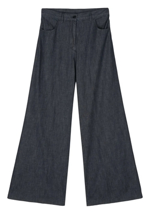 ASPESI cotton front-crease trousers - Blue