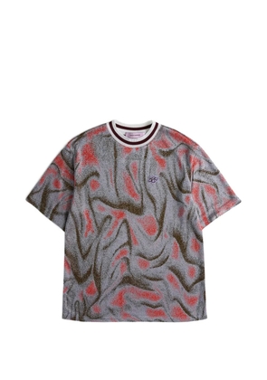 Maccapani jacquard embroidered T-shirt - Grey