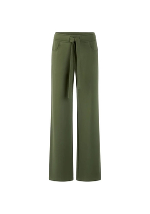 MARCCAIN belted trousers - Green