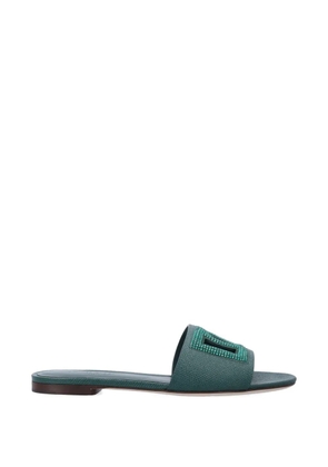 Dolce & Gabbana DG logo sandals - Green