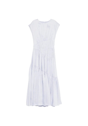Aje Ecliptica tiered midi dress - Blue