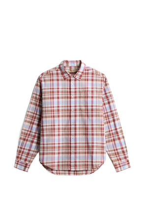 Woolrich checked patch cotton shirt - Red