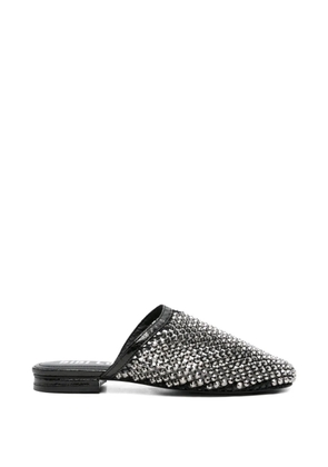 Bibi Lou Jay studded mules - Silver