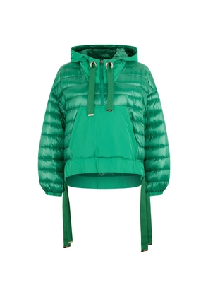 Herno hooded zip-fastening jacket - Green