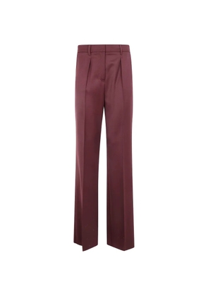 Max Mara Cannes pleated trousers - Red