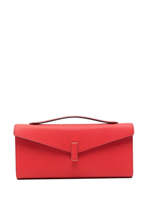 Valextra Iside flap clutch bag - Red