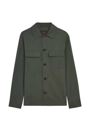 slowear patch-pocket shirt jacket - Green