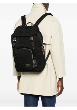 Coach patterned backpack - Black