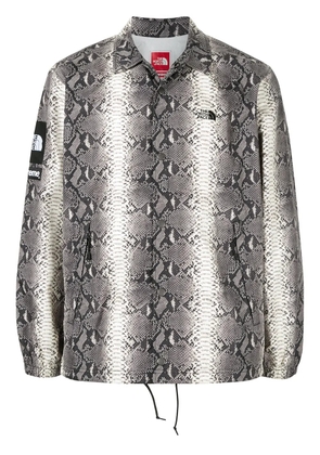 Supreme x The North Face snakeskin-print taped seam jacket - Multicolour