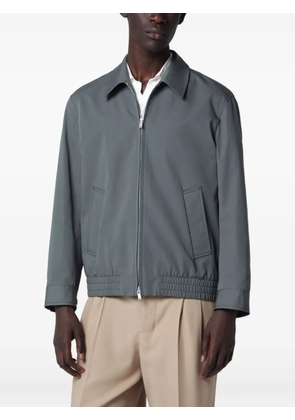 Lardini zip-up shirt jacket - Grey