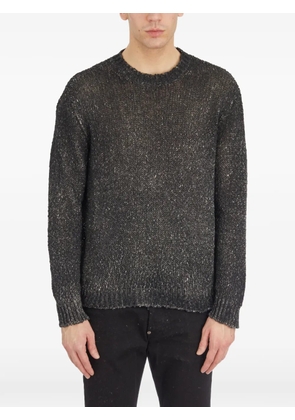 Avant Toi long-sleeve crew neck sweater - Black