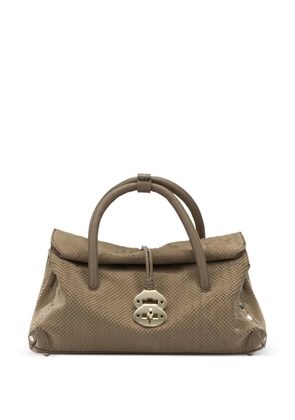 Zanellato Dotta® animal-effect tote bag - Brown