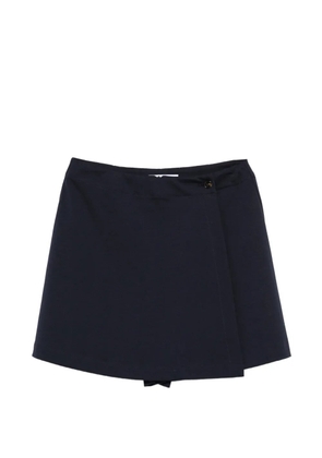 Manuel Ritz wrap-design shorts - Blue