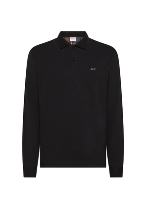 Sun68 logo polo shirt - Black