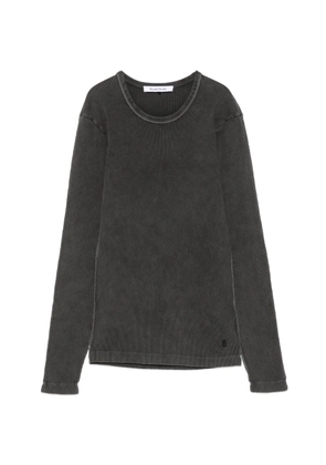 Études Studio rib long-sleeve T-shirt - Black