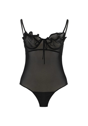 Y/Project tulle bodysuit - Black