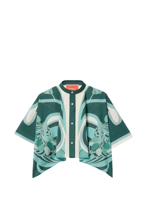 La DoubleJ mini Foulard shirt - Green