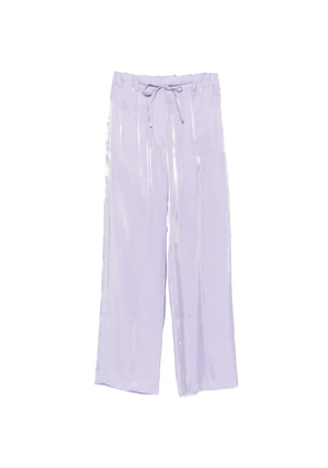 Manuel Ritz drawstring trousers - Purple