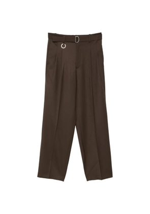 Études Studio buckle loose suit trousers - Brown