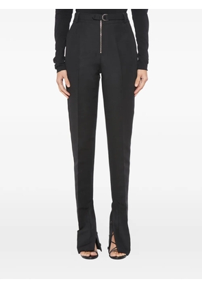 CAPASA MILANO zip slim trousers - Black