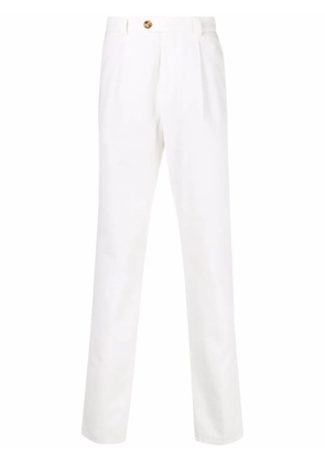 Brunello Cucinelli straight-leg chino trousers - White