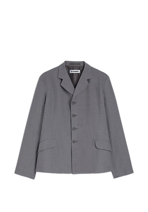 Jil Sander poplin blazer - Grey