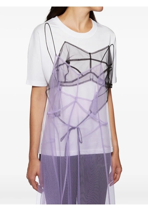 Quetsche tulle T-shirt - White