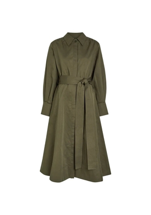 JOSEPH Ziane belted shirt dress - Green