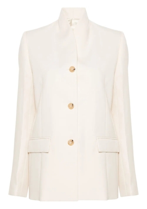 TOTEME no-lapels single-breasted blazer - Neutrals