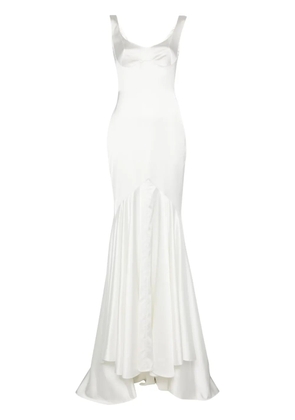 V:PM ATELIER Crimson maxi dress - White