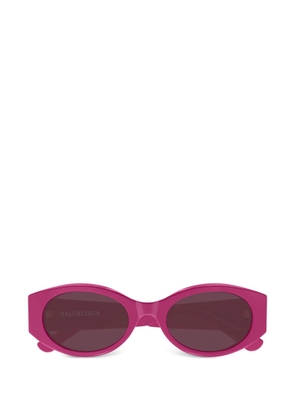 Balenciaga Eyewear BB oval-frame sunglasses - Pink