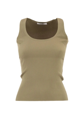 Max Mara ribbed tank top - Neutrals