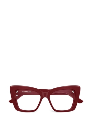 Balenciaga Eyewear geometric-frame glasses - Red