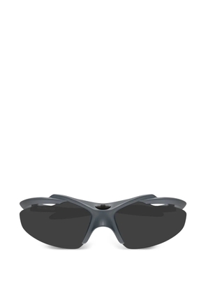 Balenciaga Eyewear logo oval-frame sunglasses - Grey