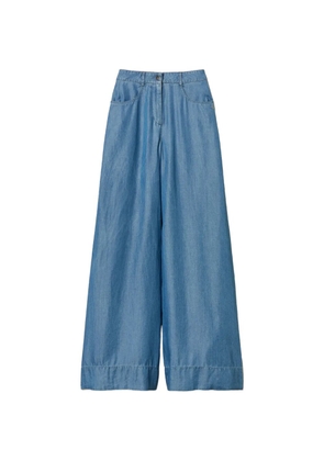 TWINSET high-rise palazzo pants - Blue