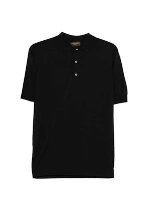 Filippo De Laurentiis short-sleeve polo shirt - Black