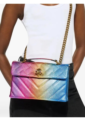 Kurt Geiger London chevron embellished shoulder bag - Blue