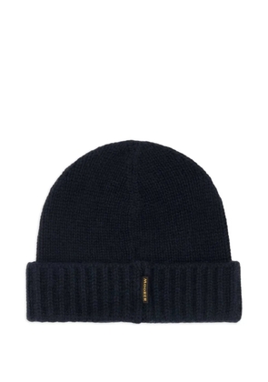 Moorer cashmere beanie hat - Blue