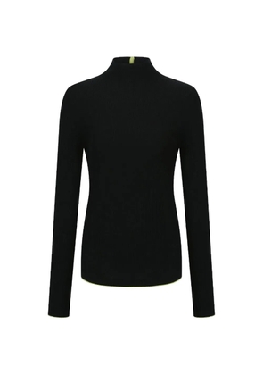 Shanghai Tang Tang mock-neck sweater - Black