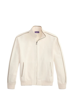 Ralph Lauren Purple Label logo zipped jacket - Neutrals