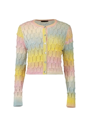 LE SUPERBE Vintage 90s button-fastening cardigan - Yellow